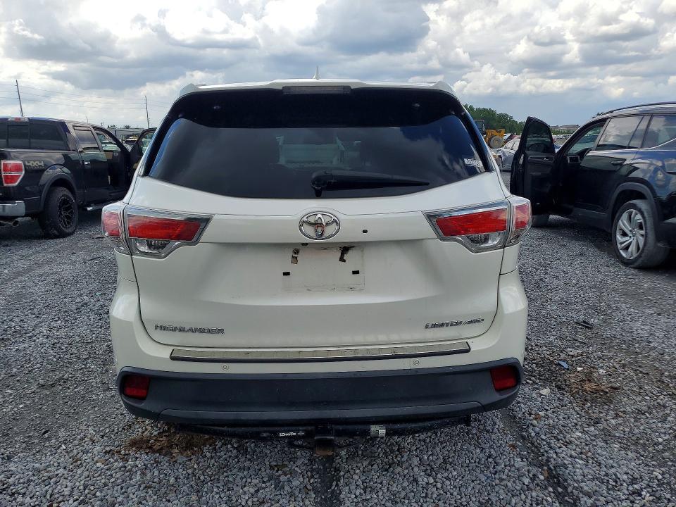 2016 Toyota Highlander VIN 5TDDKRFH1GS308041 COPART salvage auction — FRONT END, Fl - Cert Of Title Slvg Rebuildable, sold $3,750 on 2026-07-24 (photo 6)