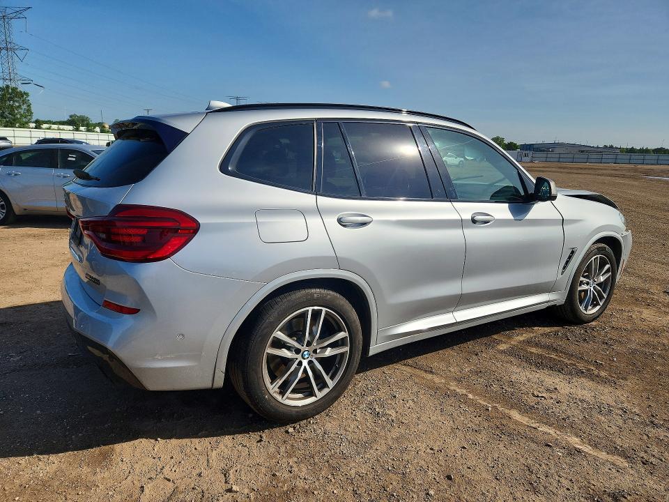2019 BMW X3 VIN 5UXTS3C55K0Z03150 COPART salvage auction — FRONT END, Il - Salvage Certificate, sold $13,000 on 2026-07-14 (photo 3)