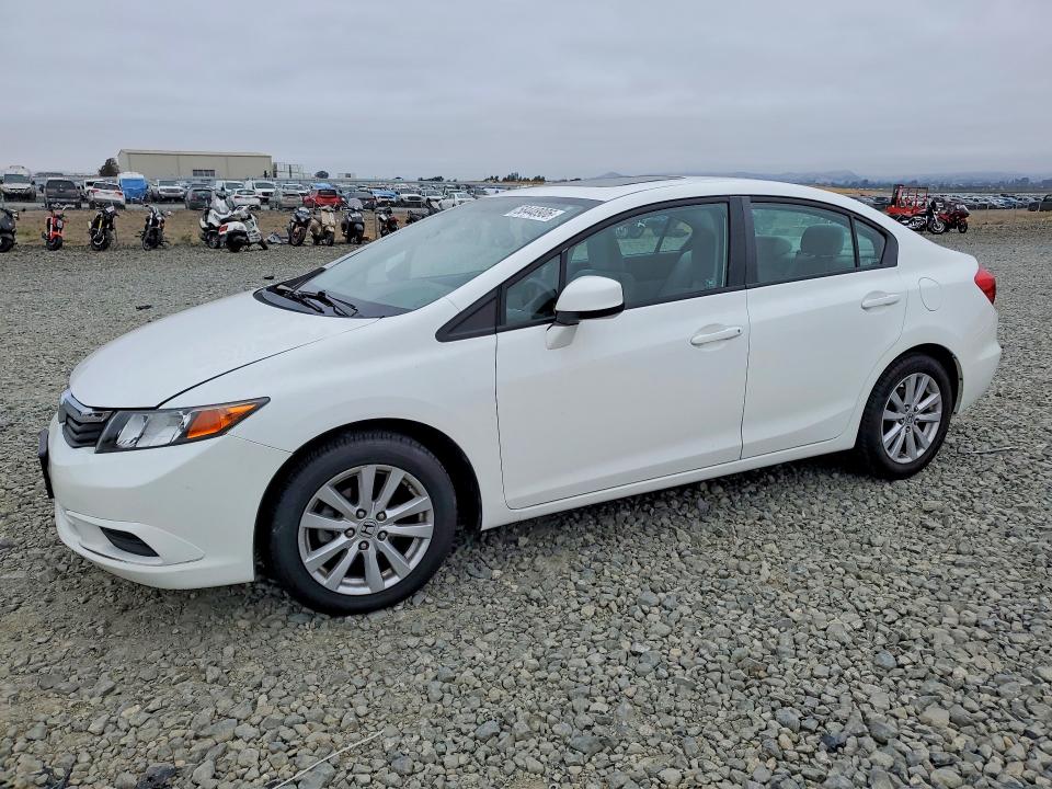 2012 Honda Civic VIN 19XFB2F85CE387895 — COPART salvage auction photo