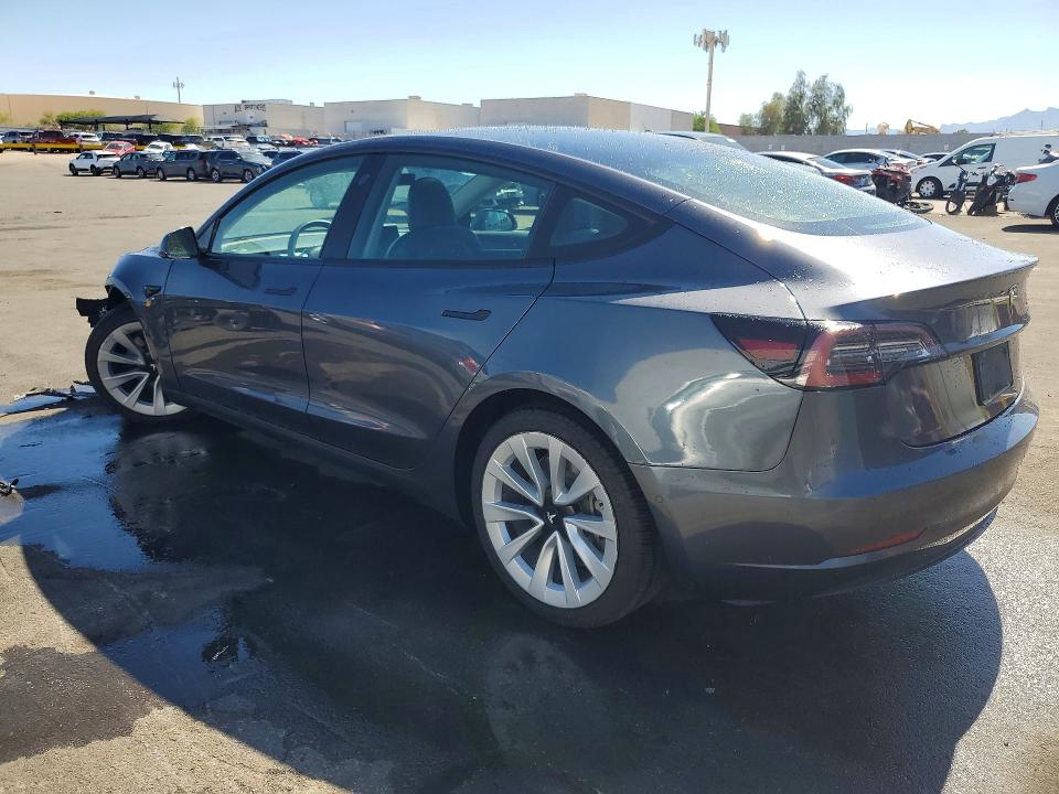 2022 Tesla Model 3 VIN 5YJ3E1EA3NF304129 COPART salvage auction — FRONT END, NV - SALVAGE TITLE, sold $4,250 on 2026-07-22 (photo 2)