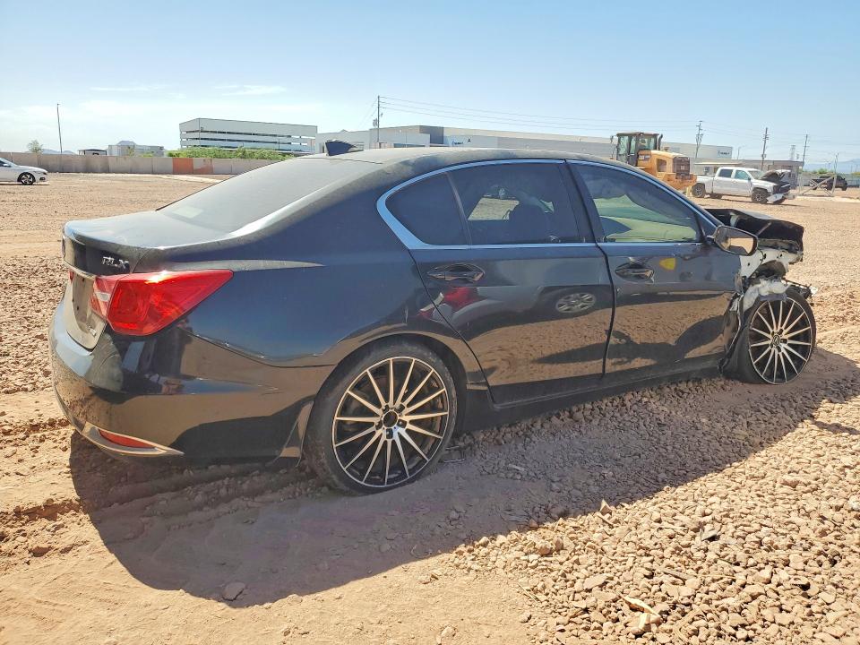 2014 Acura RLX VIN JH4KC1F36EC002394 COPART salvage auction — FRONT END, Az - Cert Of Title - Salvage, sold $875 on 2026-07-09 (photo 3)