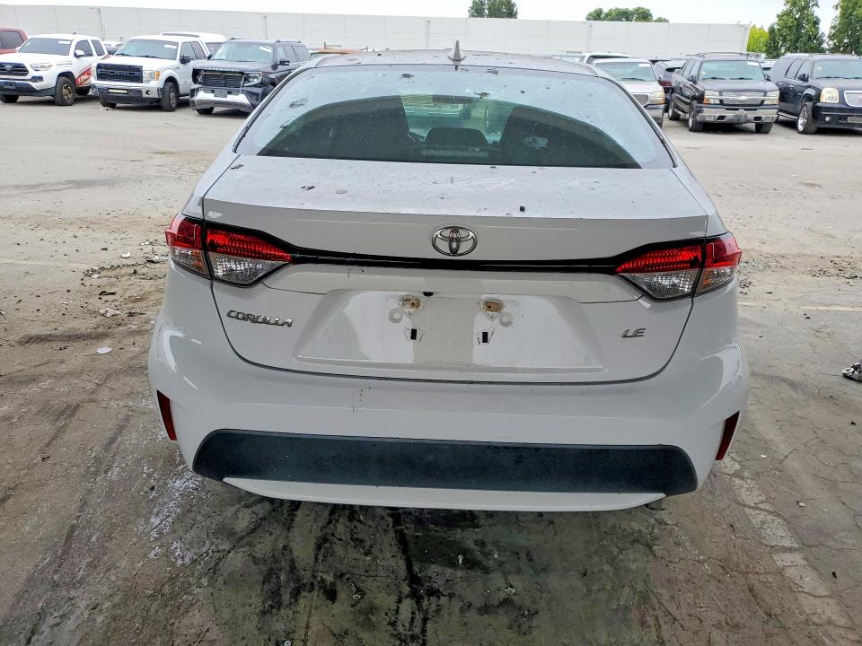 2021 Toyota Corolla VIN 5YFEPMAEXMP178562 COPART salvage auction — SIDE, Ca - Salvage Certificate, sold $6,500 on 2026-07-07 (photo 6)