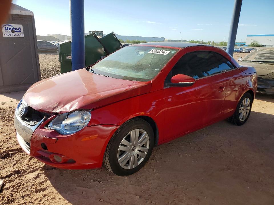2009 Volkswagen Eos VIN WVWBA71F29V023474 COPART salvage auction — FRONT END, AZ - CERT OF TITLE - SALVAGE, sold $650 on 2026-07-14 (photo 1)