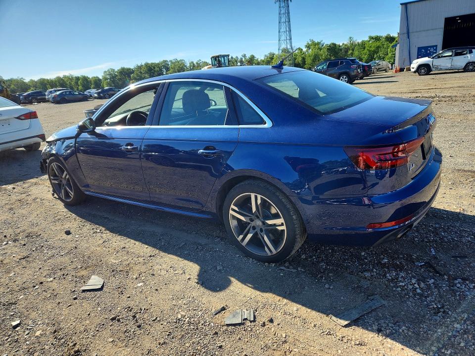 2018 Audi A4 VIN WAUENAF40JA062269 COPART salvage auction — FRONT END, Nj - Cert Of Title-Salvage, sold $4,200 on 2026-07-27 (photo 2)