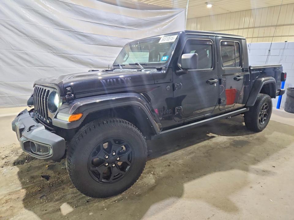 2022 Jeep Gladiator VIN 1C6HJTAG0NL142505 — COPART salvage auction photo