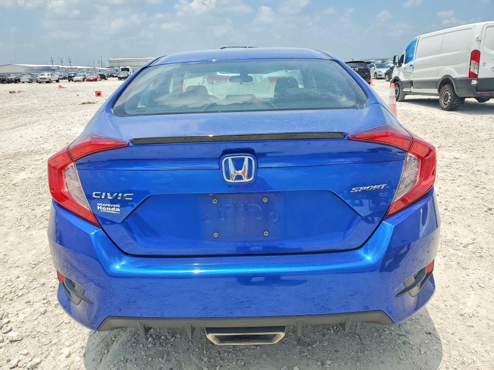 2020 Honda VIN 2HGFC2F89LH571773 COPART salvage auction — FRONT END, Tx - Salvage Vehicle Title, sold $550 on 2026-08-06 (photo 6)