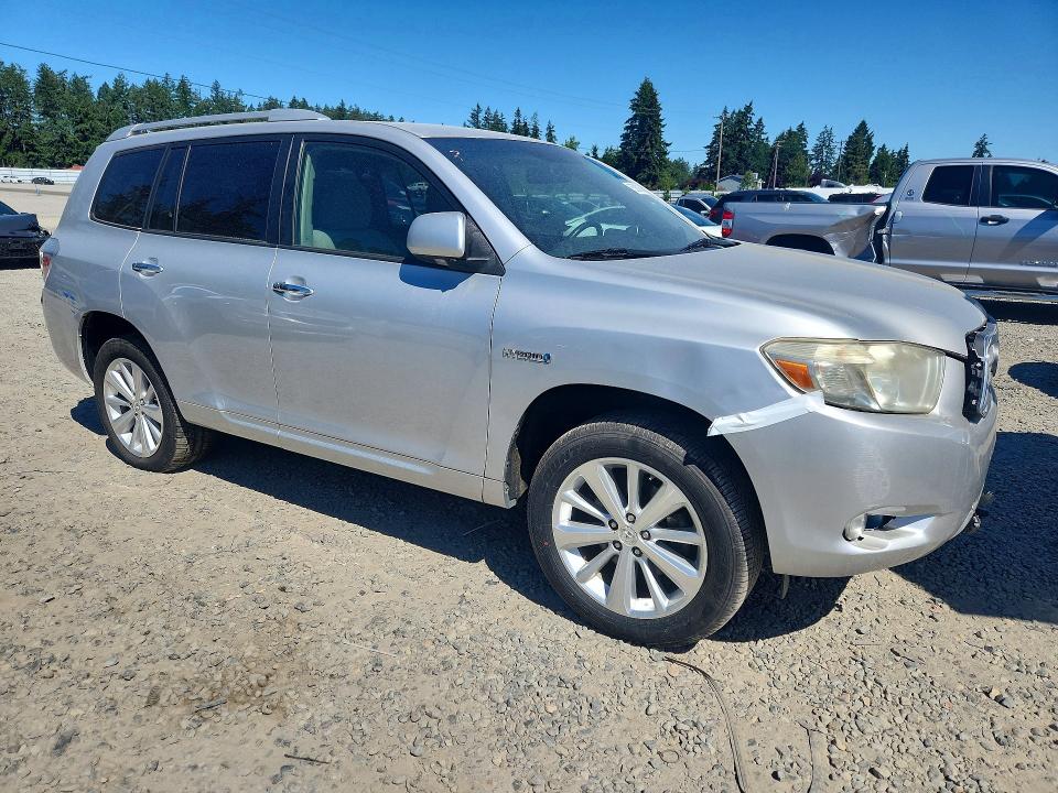2010 Toyota Highlander hybrid VIN JTEBW3EH4A2043054 COPART salvage auction — FRONT END, Wa - Cert Of Ownership-Rebuilt, sold $1,600 on 2026-07-10 (photo 4)