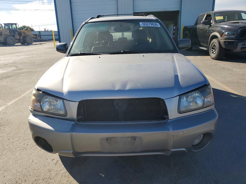 2005 Subaru Forester VIN JF1SG67685H728973 COPART salvage auction — FRONT END, ID - SALVAGE CERTIFICATE OF TITLE, sold $500 on 2026-07-30 (photo 5)