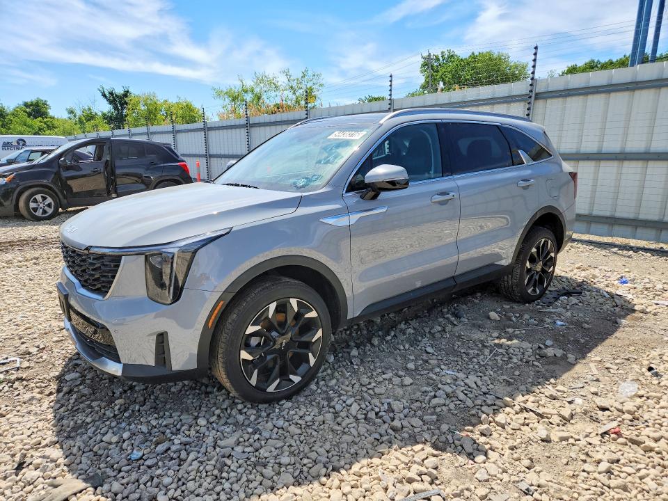 2025 Kia Sorento VIN 5XYRHDJF1SG367013 COPART salvage auction — REAR END, IL - CERTIFICATE OF TITLE, sold $8,200 on 2026-07-16 (photo 1)