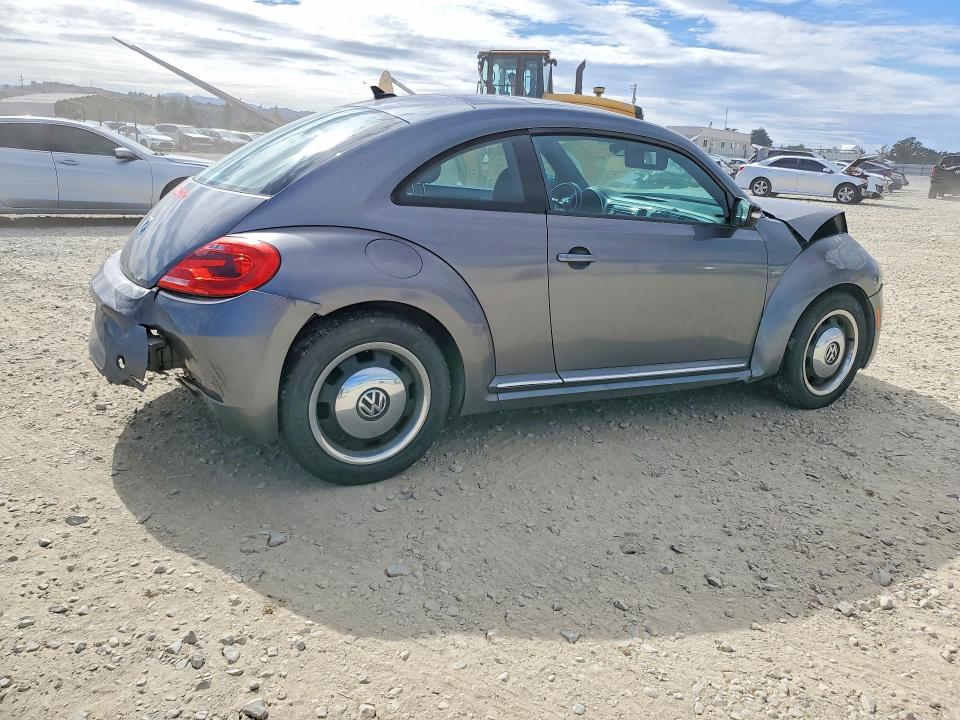 2012 Volkswagen Beetle VIN 3VWJX7ATXCM658036 COPART salvage auction — FRONT END, Ca - Salvage Certificate, sold $425 on 2026-07-02 (photo 3)
