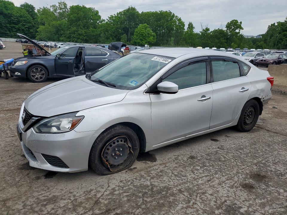 2017 Nissan Sentra VIN 3N1AB7AP5HY335813 COPART salvage auction — REAR END, NY - MV-907A SALVAGE CERTIFICATE, sold $675 on 2026-07-02 (photo 1)