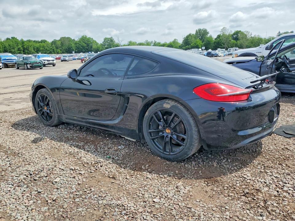 2015 Porsche Cayman VIN WP0AA2A88FK161503 COPART salvage auction — FRONT END, Ny - Mv-907A Salvage Certificate, sold $15,900 on 2026-08-19 (photo 2)