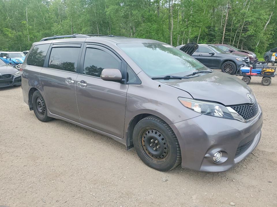2014 Toyota Sienna VIN 5TDXK3DC6ES412698 COPART salvage auction — FRONT END, On - Permit No Brand - Unfit, sold $200 on 2026-07-09 (photo 4)