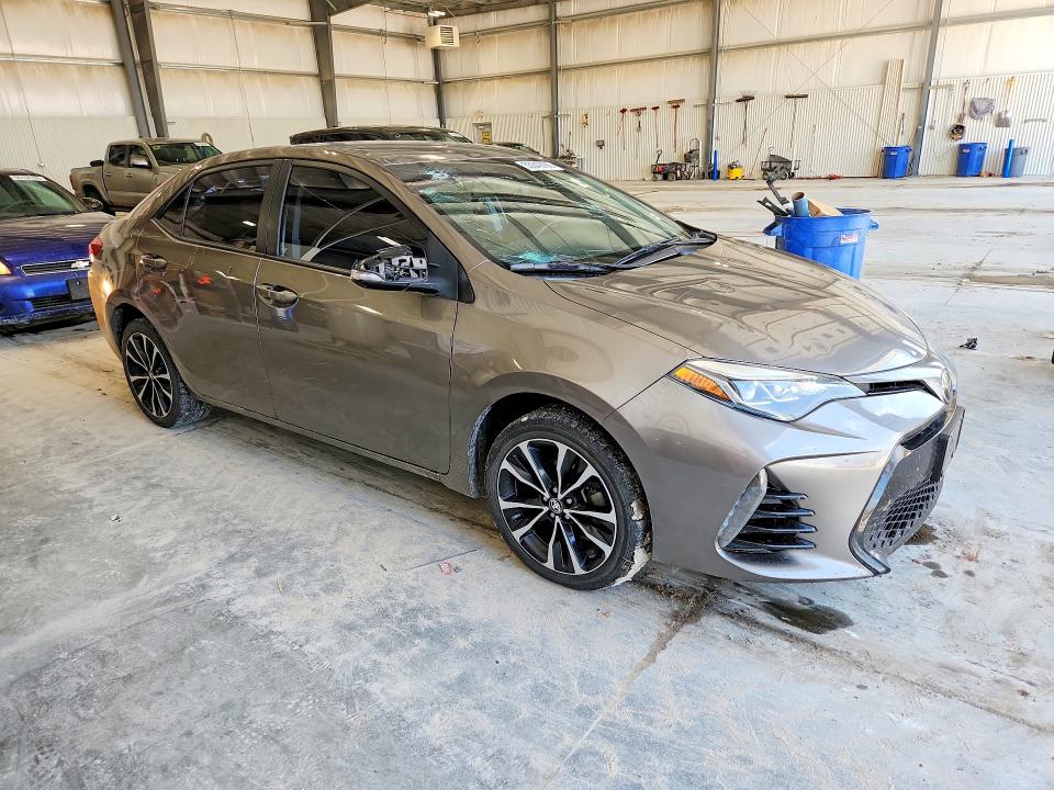 2017 Toyota Corolla VIN 5YFBURHE1HP681207 COPART salvage auction — HAIL, Ne - Cert Of Title-Salvage, sold $4,500 on 2026-07-07 (photo 4)