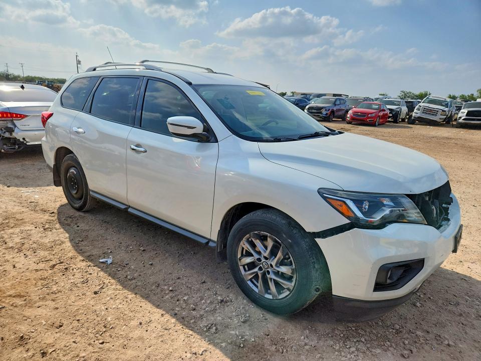 2018 Nissan Pathfinder VIN 5N1DR2MN6JC606438 COPART salvage auction — FRONT END, Tx - Certificate Of Title, sold $2,200 on 2026-07-09 (photo 4)