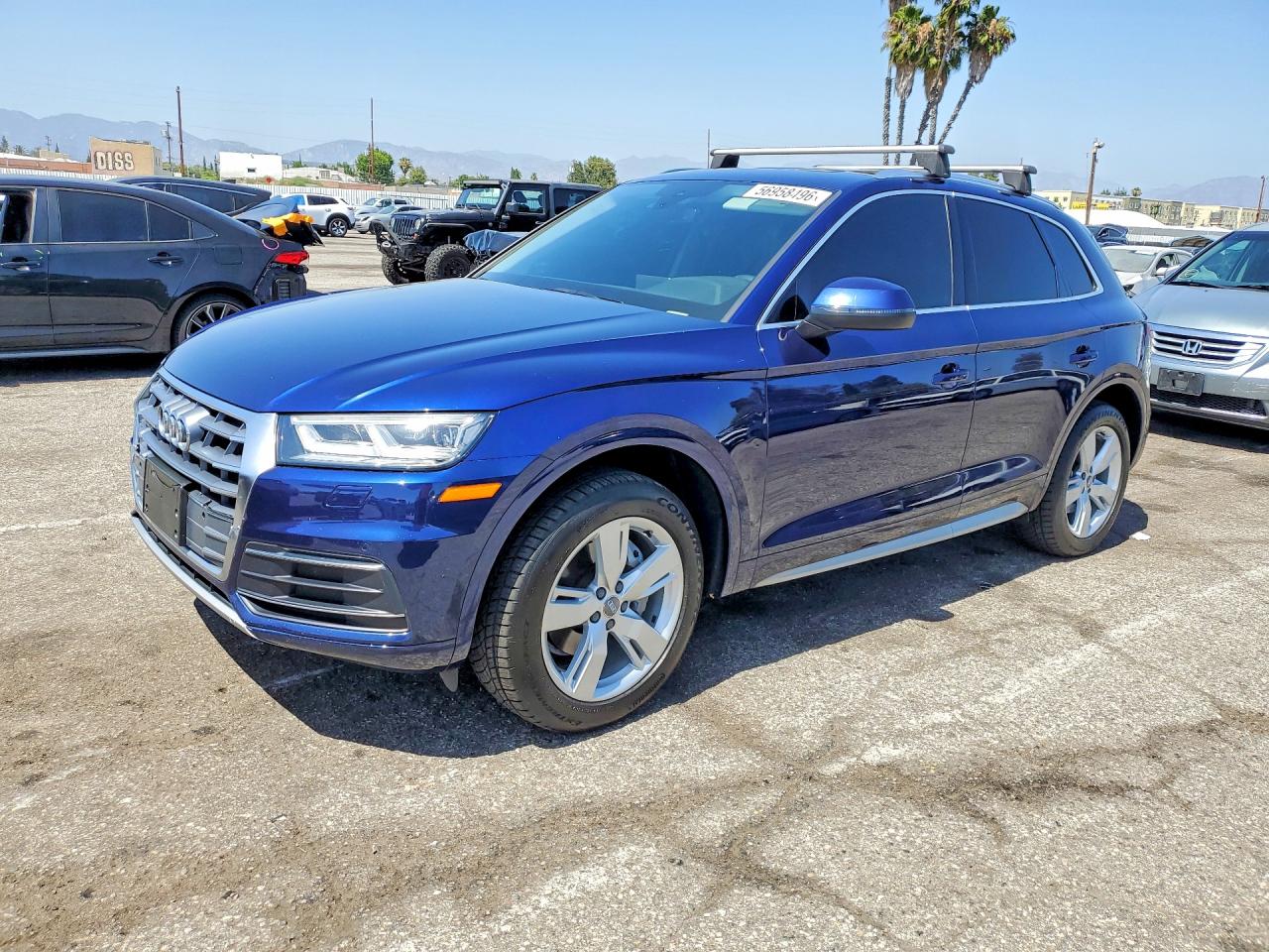 2019 Audi Q5 VIN WA1BNAFY7K2049694 COPART salvage auction — Front End, CA - SALVAGE CERTIFICATE, sold $10,100 on 2026-07-10 (photo 1)