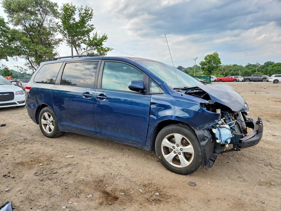 2012 Toyota VIN 5TDKK3DC0CS188366 COPART salvage auction — FRONT END, Md - Cert Of Salvage > 75% Damage, sold $1,150 on 2026-07-07 (photo 4)