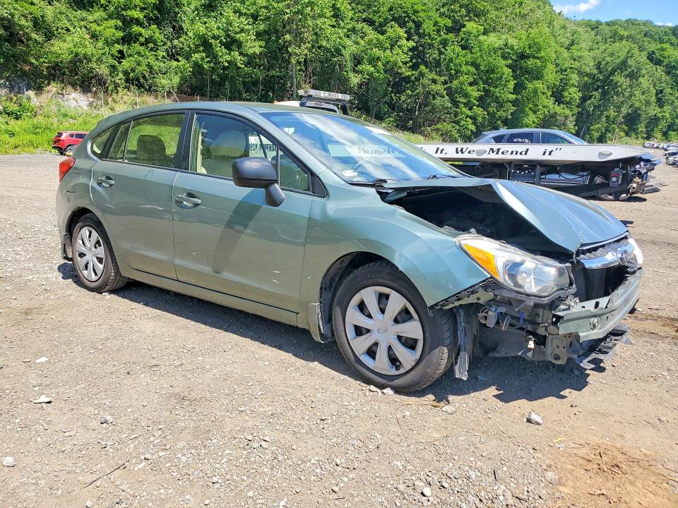 2014 Subaru Impreza VIN JF1GPAA63E8249586 COPART salvage auction — FRONT END, Ny - Mv-907A Salvage Certificate, sold $475 on 2026-07-14 (photo 4)