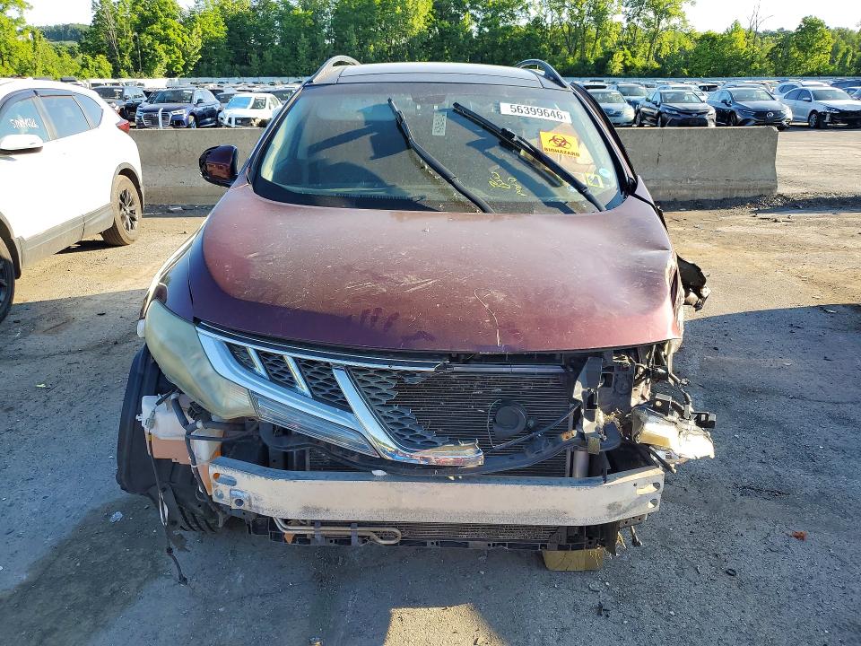 2012 Nissan VIN JN8AZ1MW8CW212388 COPART salvage auction — FRONT END, Ny - Mv-907A Salvage Certificate, sold $450 on 2026-07-14 (photo 5)