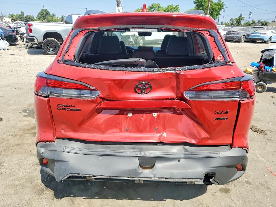 2022 Toyota Corolla cross VIN 7MUDAABG4NV024147 COPART salvage auction — REAR END, Ca - Salvage Certificate, sold $6,600 on 2026-07-23 (photo 6)