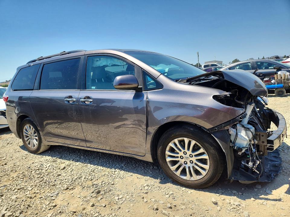 2015 Toyota Sienna VIN 5TDYK3DC0FS608951 COPART salvage auction — FRONT END, Ca - Salvage Certificate, sold $1,950 on 2026-07-07 (photo 4)