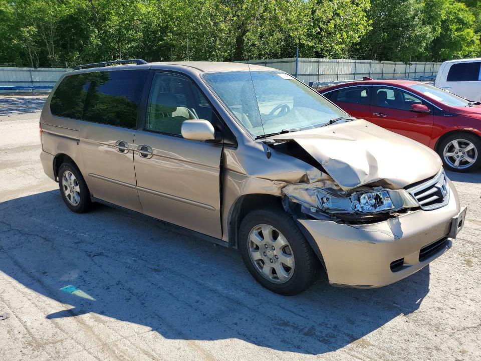 2003 Honda Odyssey VIN 5FNRL18983B045734 COPART salvage auction — FRONT END, Pa - Certificate Of Salvage, sold $500 on 2026-07-02 (photo 4)