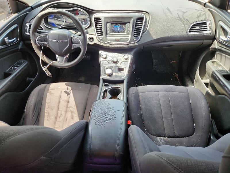 2015 Chrysler 200 VIN 1C3CCCAB8FN639118 COPART salvage auction — FRONT END, Tx - Salvage Vehicle Title, sold $925 on 2026-07-09 (photo 8)