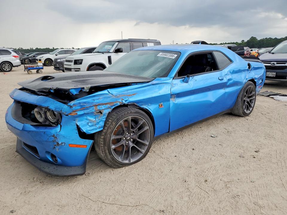 2023 Dodge Challenger VIN 2C3CDZFJ2PH694299 COPART salvage auction — FRONT END, Fl - Cert Of Title Slvg Rebuildable, sold $13,100 on 2026-07-02 (photo 1)