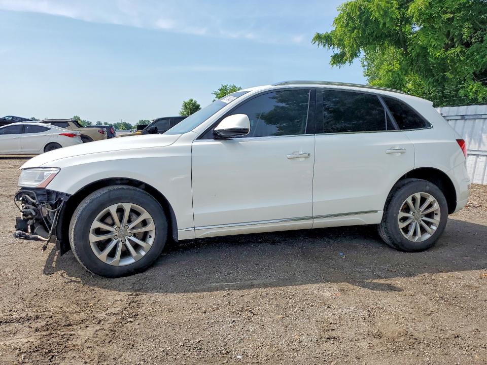 2017 Audi Q5 VIN WA1L2AFP4HA034976 COPART salvage auction — FRONT END, On - Permit Salvage, sold $3,150 on 2026-07-14 (photo 1)