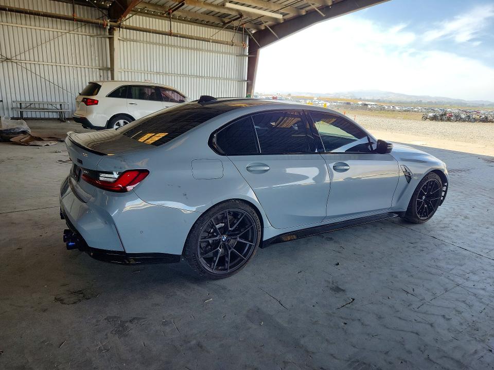 2022 BMW VIN WBS43AY06NFL62298 COPART salvage auction — SIDE, Ca - Salvage Certificate, sold $38,250 on 2026-07-16 (photo 3)