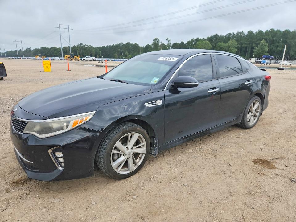2018 Kia Optima VIN 5XXGT4L36JG223811 COPART salvage auction — REAR END, La - Cert Of Title-Salvage, sold $2,250 on 2026-07-07 (photo 1)