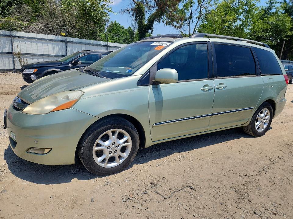 2006 Toyota Sienna VIN 5TDZA22C26S514123 COPART salvage auction — WATER/FLOOD, Va - Cert Of Title-Salvage Water, sold $2,300 on 2026-07-07 (photo 1)
