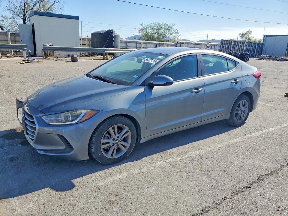 2018 Hyundai Elantra VIN KMHD84LF5JU599713 COPART salvage auction — FRONT END, Tx - Salvage Vehicle Title, sold $2,450 on 2026-07-10 (photo 1)