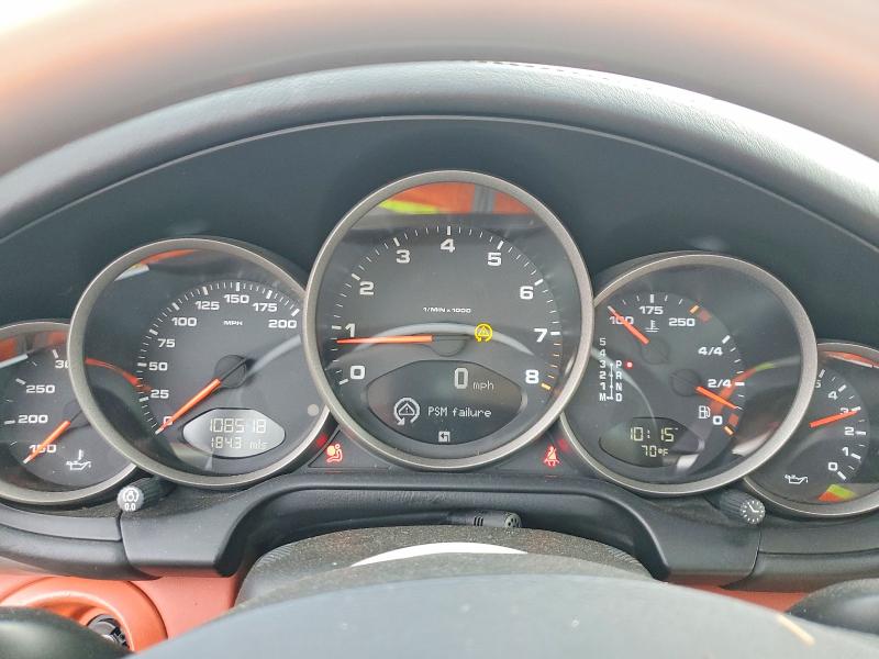 2007 Porsche 911 VIN WP0CA29937S765922 COPART salvage auction — FRONT END, Ca - Salvage Certificate, sold $13,200 on 2026-07-15 (photo 9)