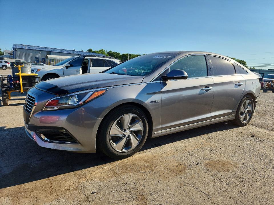 2017 Hyundai Sonata VIN KMHE34L1XHA060197 COPART salvage auction — REAR END, PA - CERTIFICATE OF SALVAGE, sold $2,000 on 2026-07-31 (photo 1)