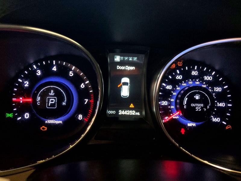 2015 Hyundai Santa fe VIN 5XYZU3LB7FG255886 COPART salvage auction — NORMAL WEAR, Ky - Certificate Of Title, sold $2,300 on 2026-07-20 (photo 9)