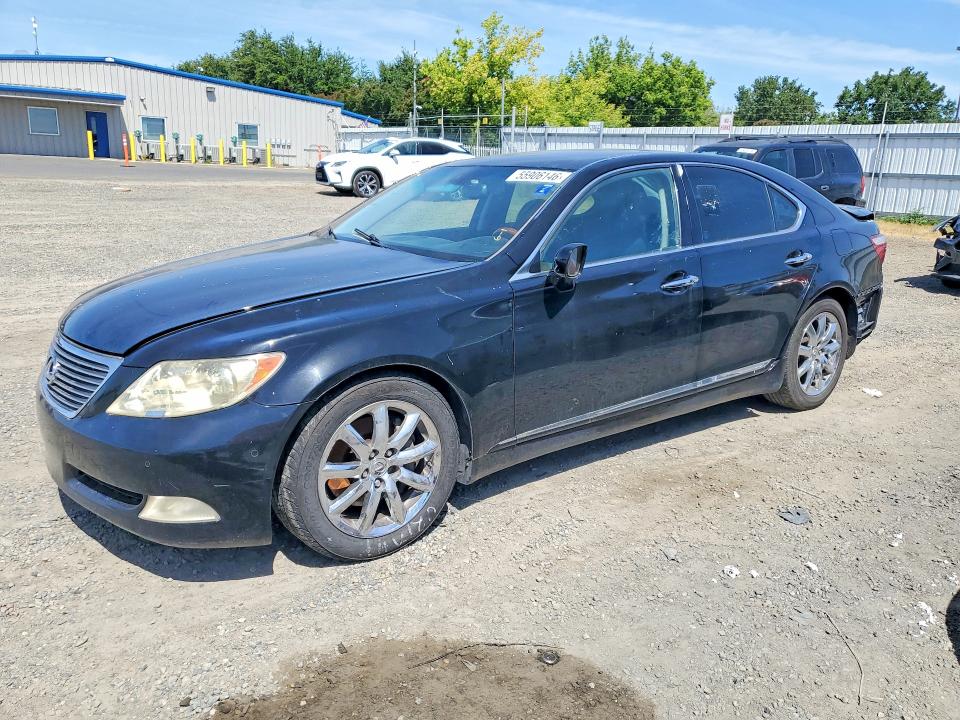 2007 Lexus Ls 460 VIN JTHBL46F675051579 COPART salvage auction — REAR END, Ca - Dis/Dlr/Exp Only Clean Title (P), sold $800 on 2026-07-28 (photo 1)