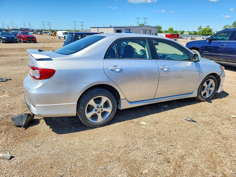 2013 Toyota Corolla VIN 5YFBU4EE3DP086926 COPART salvage auction — FRONT END, Il - Salvage Certificate, sold $2,950 on 2026-07-16 (photo 3)