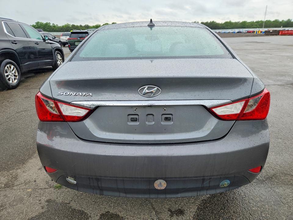 2014 Hyundai Sonata VIN 5NPEB4ACXEH905095 COPART salvage auction — FRONT END, Ny - Mv-907A Salvage Certificate, sold $1,050 on 2026-07-20 (photo 6)