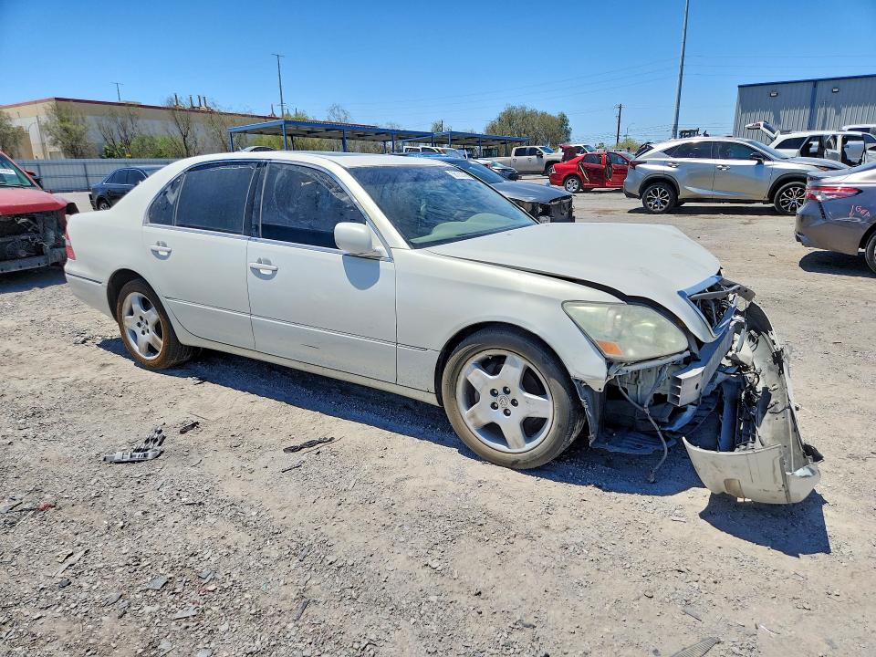 2004 Lexus Ls VIN JTHBN36FX40129486 COPART salvage auction — FRONT END, Nv - Salvage Title, sold $125 on 2026-07-21 (photo 4)