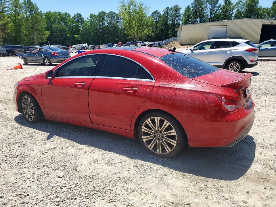 2018 Mercedes-benz Cla-klasse VIN WDDSJ4EB3JN684138 COPART salvage auction — REAR END, Nc - Dealer Only Clean Title, sold $1,200 on 2026-07-31 (photo 2)