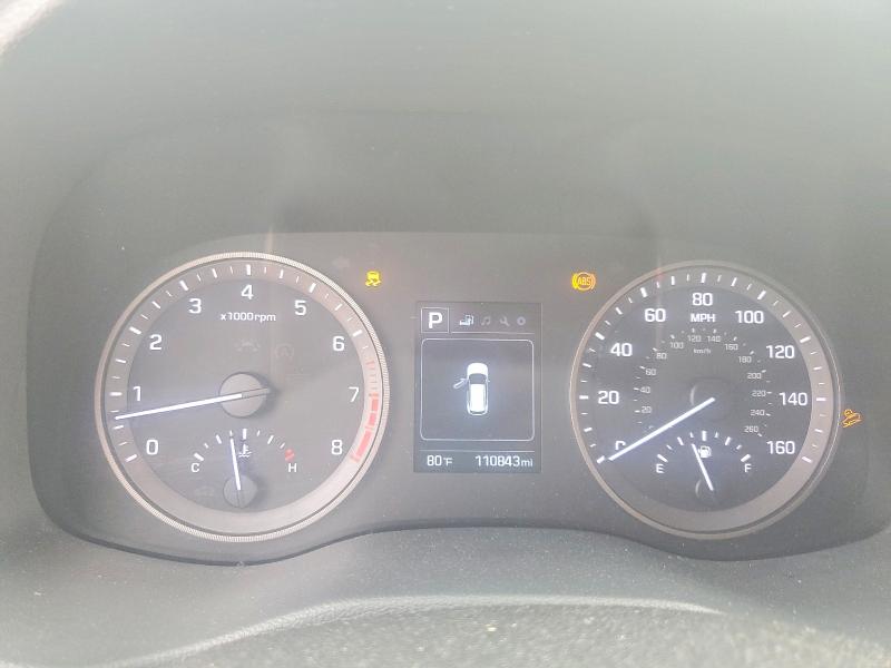 2018 Hyundai Tucson VIN KM8J33A40JU644022 COPART salvage auction — FRONT END, OK - CERT OF TITLE-SALVAGE, sold $3,000 on 2026-07-30 (photo 9)