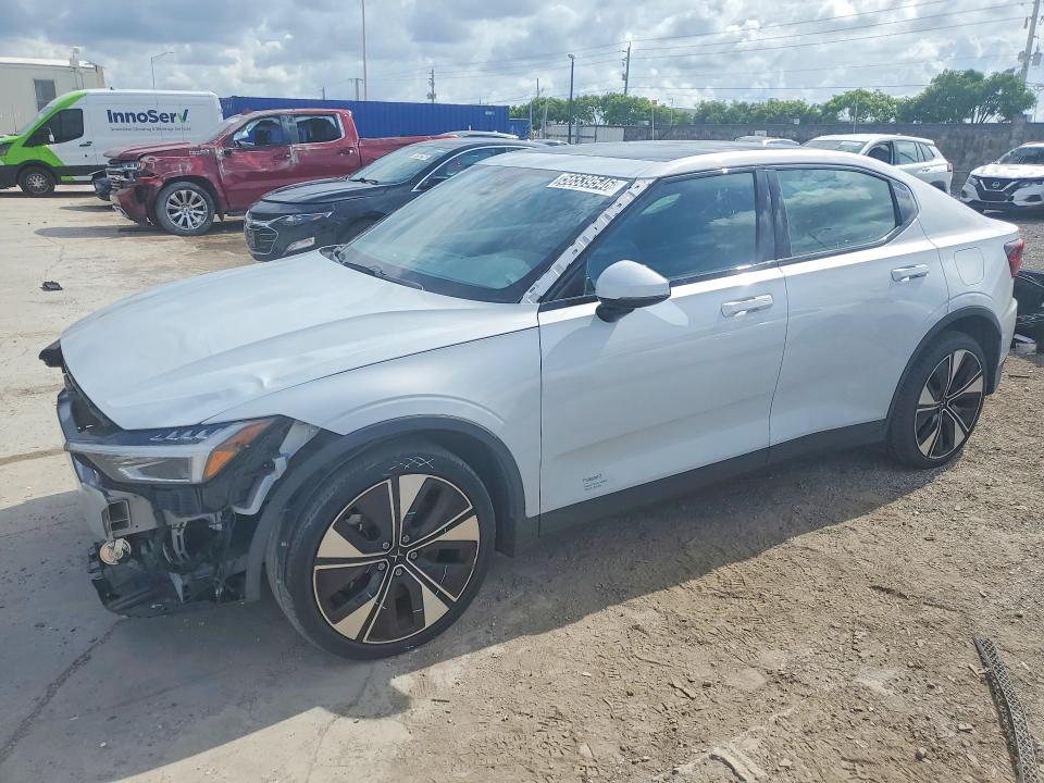 2023 Polestar 2 VIN YSMED3KA1PL128634 COPART salvage auction — FRONT END, Fl - Certificate Of Title, sold $10,400 on 2026-09-21 (photo 1)