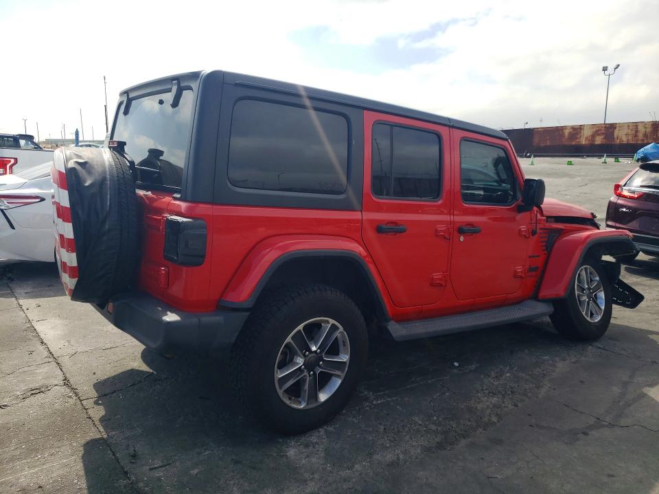 2020 Jeep Wrangler / VIN 1C4HJXEN3LW165068 COPART salvage auction — FRONT END, Ca - Salvage Certificate, sold $7,400 on 2026-08-21 (photo 3)