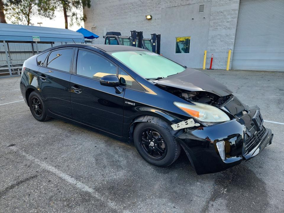 2015 Toyota Prius VIN JTDKN3DUXF0427686 COPART salvage auction — FRONT END, Ca - Salvage Certificate, sold $625 on 2026-07-09 (photo 4)
