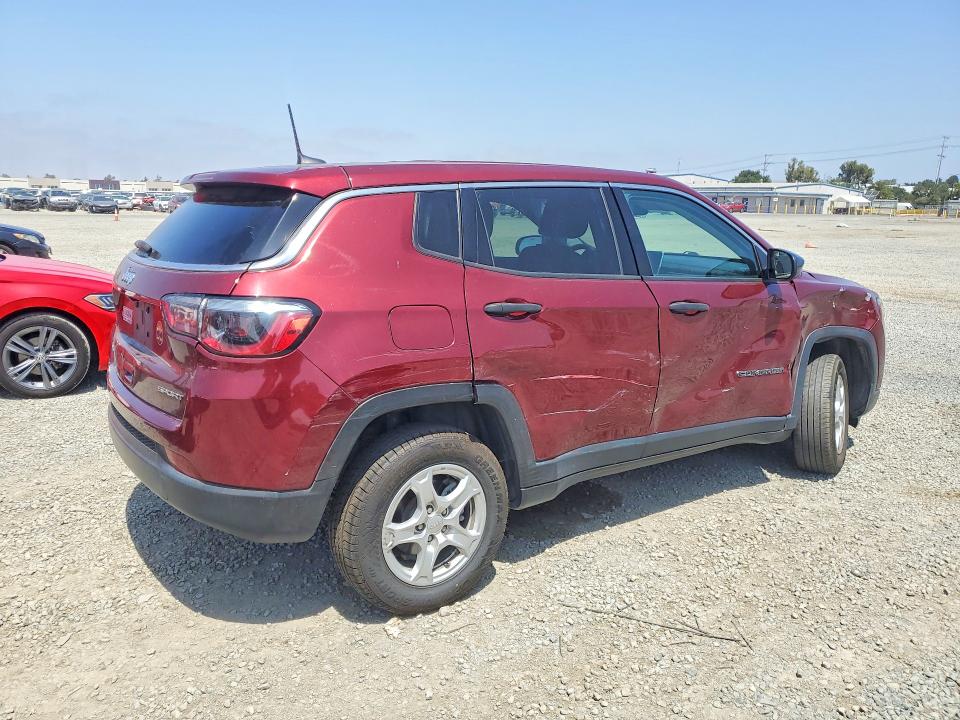 2022 Jeep Compass VIN 3C4NJDABXNT202719 COPART salvage auction — SIDE, Ca - Salvage Certificate, sold $3,750 on 2026-07-28 (photo 3)