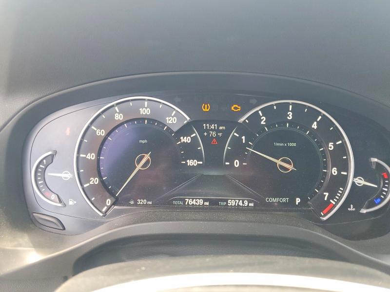 2018 BMW X3 VIN 5UXTR9C52JLC73733 COPART salvage auction — REAR END, Ny - Mv-907A Salvage Certificate, sold $9,700 on 2026-07-09 (photo 9)