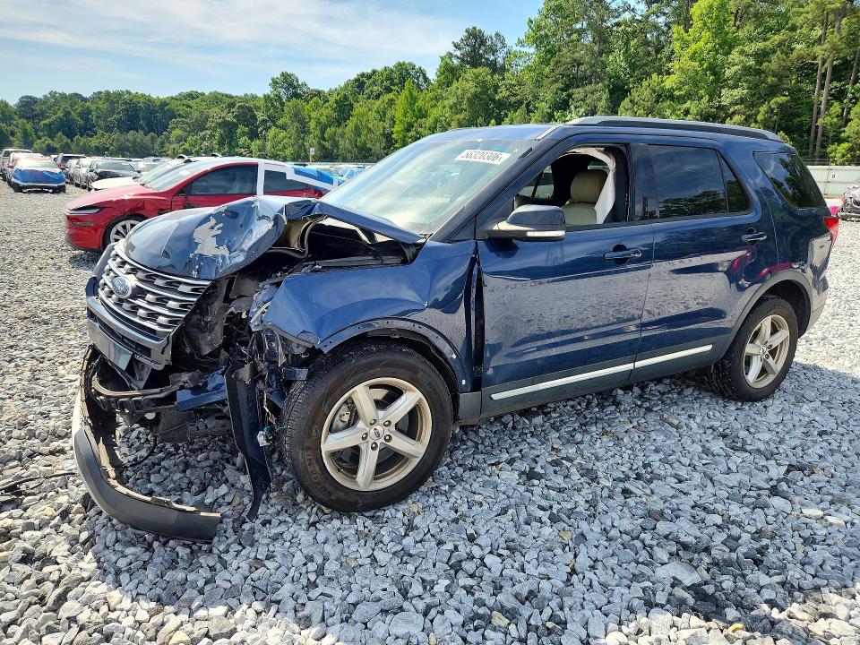 2016 Ford Explorer VIN 1FM5K7D82GGC01081 COPART salvage auction — FRONT END, Ga - Cert Of Title-Salvage, sold $975 on 2026-07-09 (photo 1)