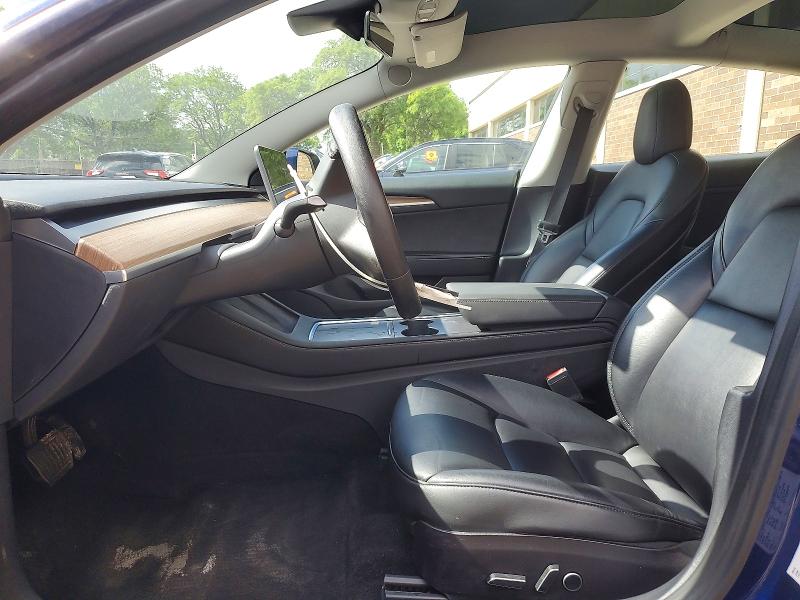 2022 Tesla Model 3 VIN 5YJ3E1EA0NF371576 COPART salvage auction — REAR END, IL - SALVAGE CERTIFICATE, sold $5,200 on 2026-07-27 (photo 7)