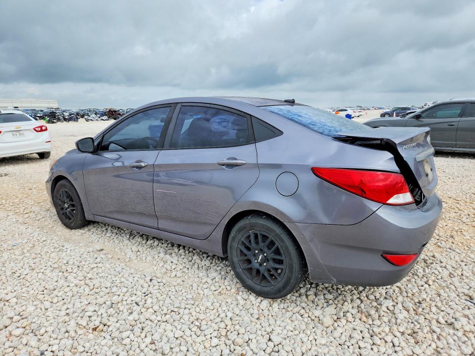 2016 Hyundai Accent VIN KMHCT4AE0GU089394 COPART salvage auction — REAR END, TX - SALVAGE VEHICLE TITLE (P), sold $1,850 on 2026-07-02 (photo 2)